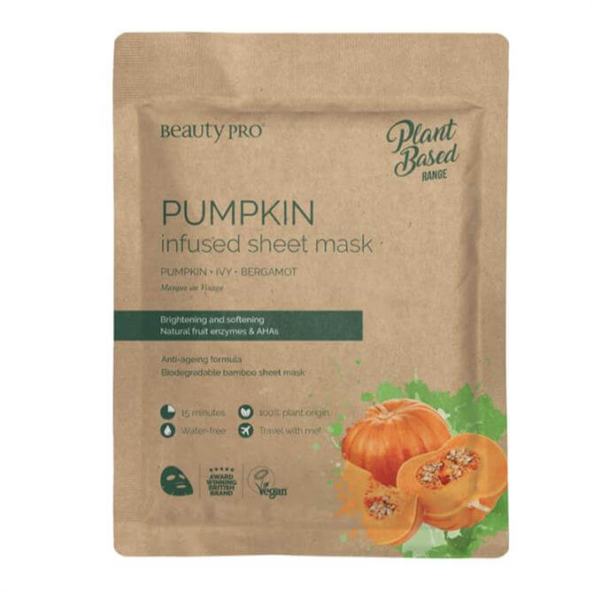 BeautyPro Natura Pumpkin Infused Sheet Face Mask